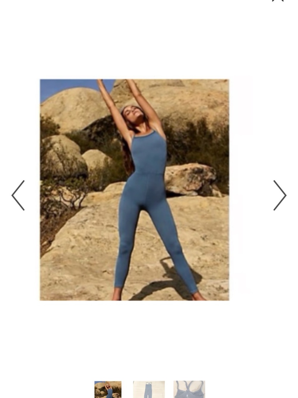 FP Movement by Free People happiness runs ribbed jumpsuit- Size XS/S